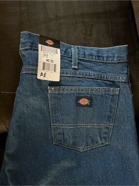 Dickies Men’s Dark Blue Relaxed Fit Jeans
